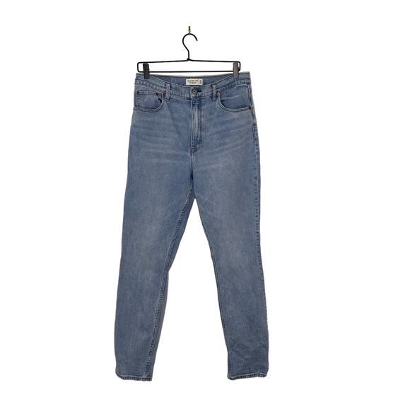 Abercrombie & Fitch Denim - Abercrombie & Fitch 90's Slim Straight Rigid Jeans Size 12 High Rise
